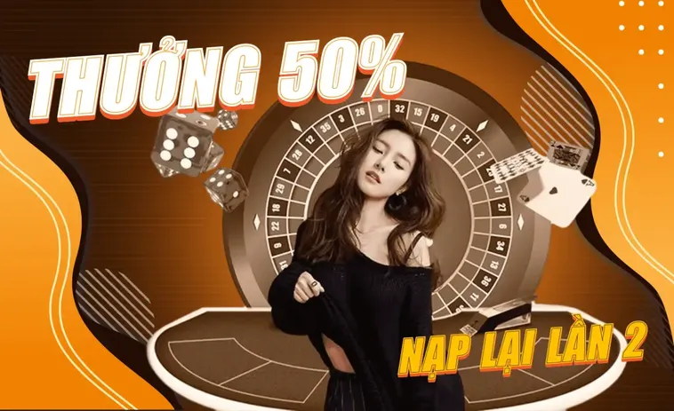 Nạp Lần 2 Tặng 50% Tại Nhà Cái 69VN Siêu Hấp Dẫn